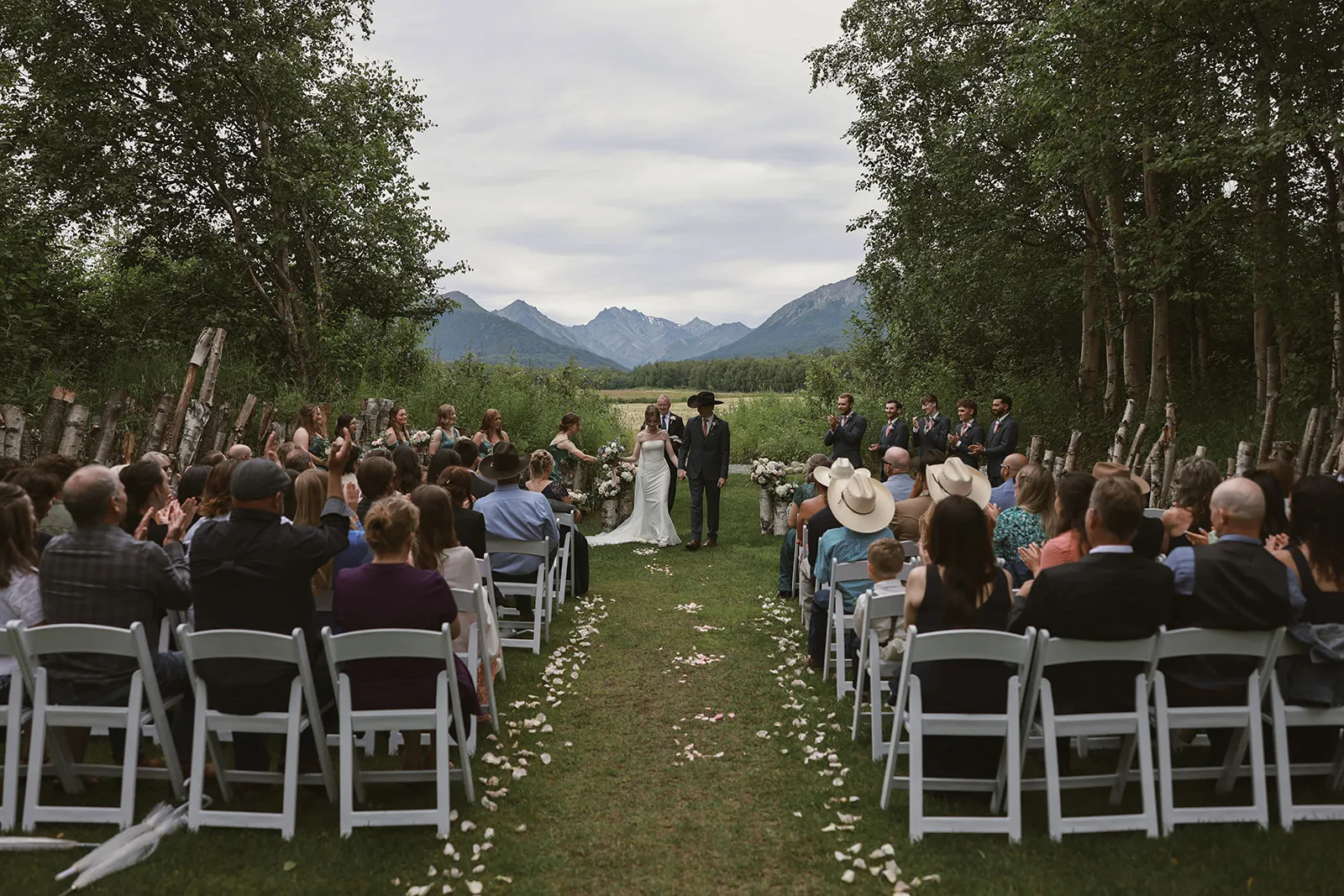 Woodland Garden ceremony site at Lazy Mountain Acres
